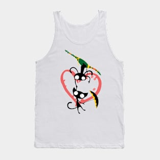 cats falling love Tank Top